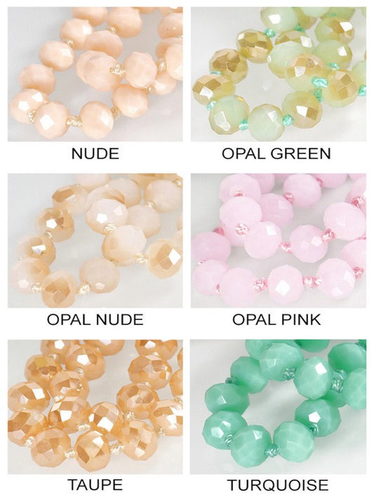 The Classic Glass Beads- Nude