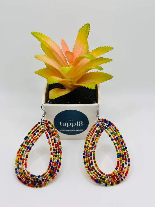 Authentic African Beaded Earrings