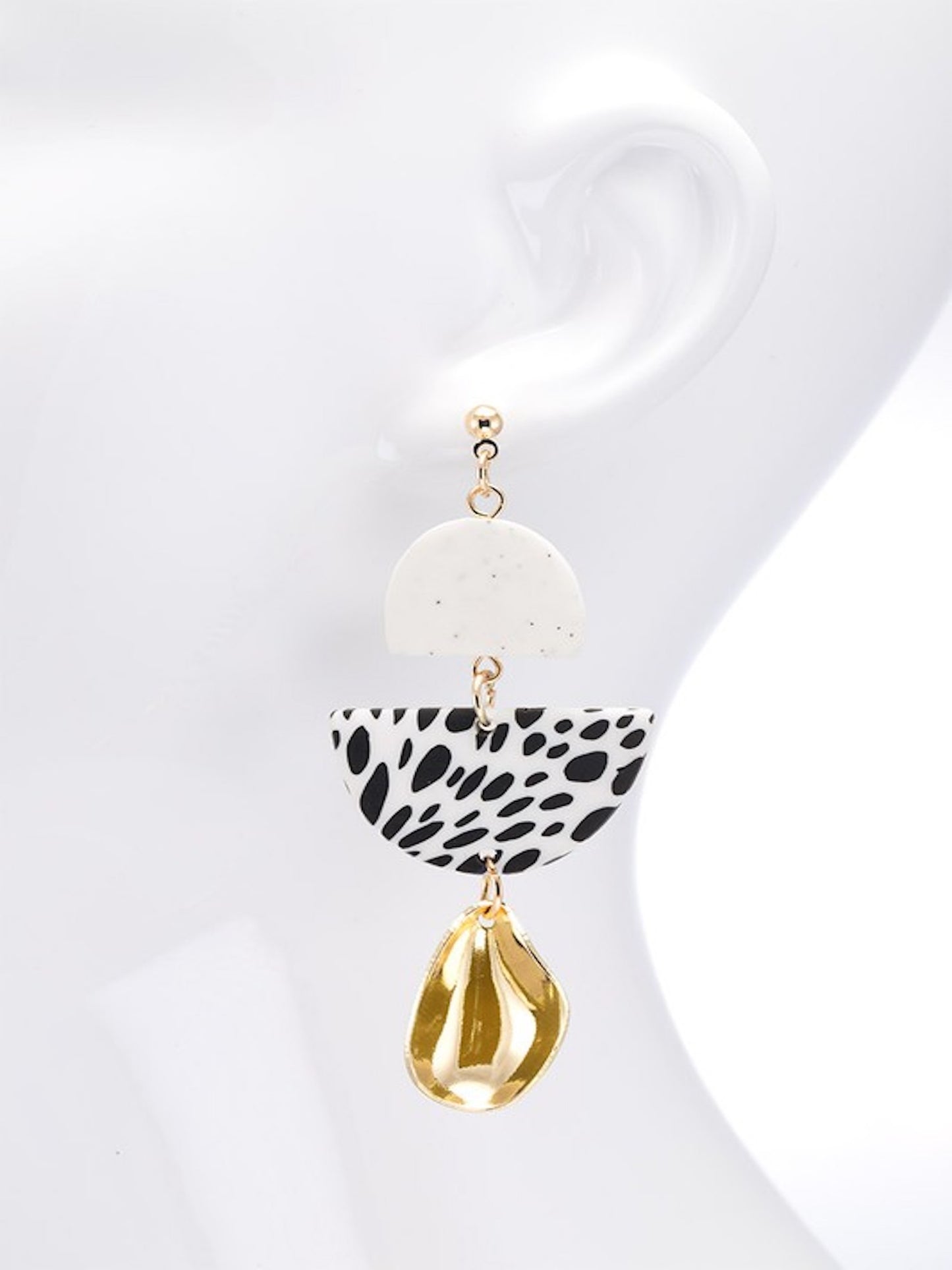 Dalmatian Dangle Earrings