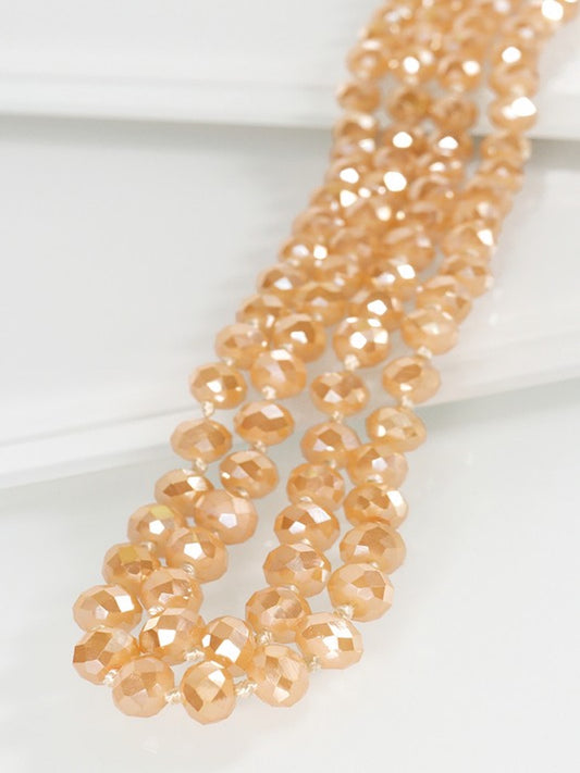 The Classic Glass Beads- Taupe